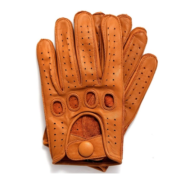 Riparo Men's Leather Driving Motorcycle Gloves - Picture 1 of 2